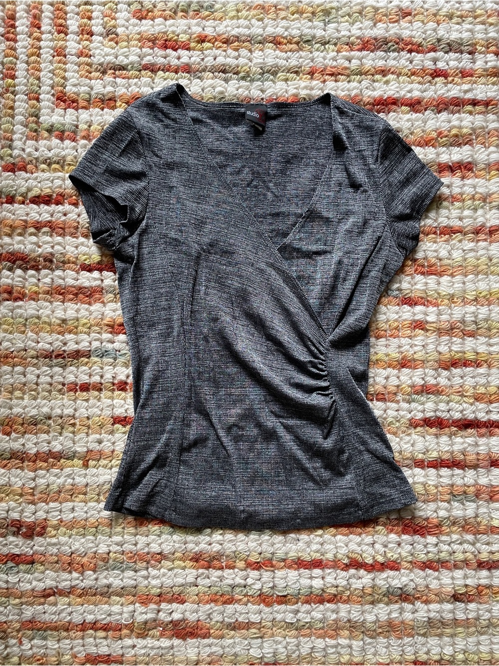 Y2K V-neck Top
